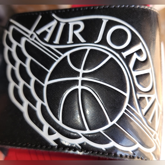 Air Jordan Hydro 7 "White", Size 12, Color Blk/Wht-Gym Red - Picture 4 of 9